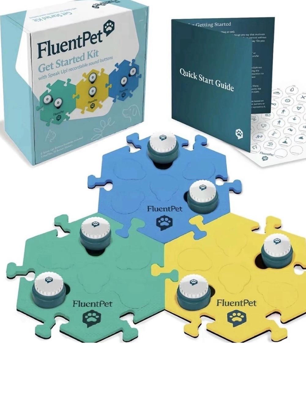 Fluent pet get started kit bold digital learning materials dog and cat training